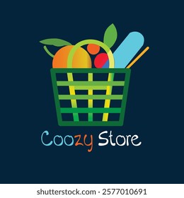 grocery store logo design in the branding