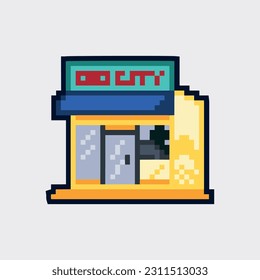 grocery store shop pixel art