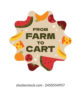 Grocery store. supermarket template. groceries. Shopping, Supermarket, Fresh food, Home delivery, Ordering, Sale concept. vector illustration for poster, Label, Sticker, advertising, promo, commercial