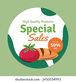 Grocery store. supermarket template. groceries. Shopping, Supermarket, Fresh food, Home delivery, Ordering, Sale concept. vector illustration for poster, Label, Sticker, advertising, promo, commercial