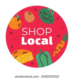 Grocery store. supermarket template. groceries. Shopping, Supermarket, Fresh food, Home delivery, Ordering, Sale concept. vector illustration for poster, Label, Sticker, advertising, promo, commercial