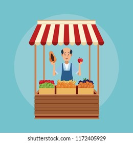 Grocery street stand