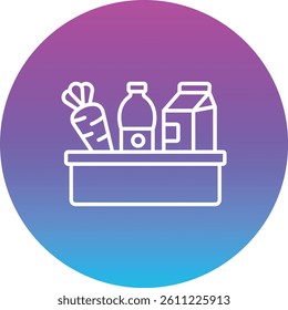 Grocery vector icon. Can be used for printing, mobile and web applications.