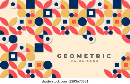 Grometric minimalist artwork poster with simple shape and image. Abstract vector pattren design in scandinavian stylefor benner, business, print, wallpaper, cover