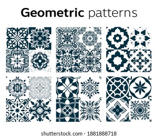 grometric patterns design Vector illustration
