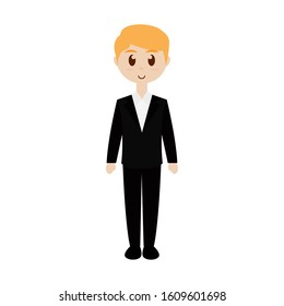 Groom image. Marriage concept - Vector illustration design