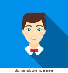 Groom man icon of vector illustration for web and mobile