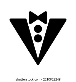 Groom Suit Icon Vector Symbol Design Illustration