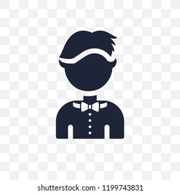 Groom transparent icon. Groom symbol design from Wedding and love collection. Simple element vector illustration on transparent background.
