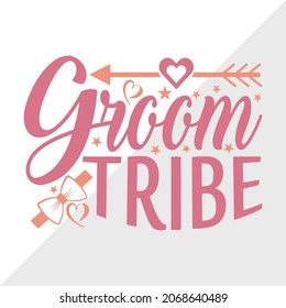 Groom Tribe Printable Vector Illustration svg