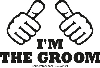 I'm the groom with two thumbs