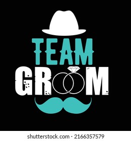 Groom typography t shirt design and svg