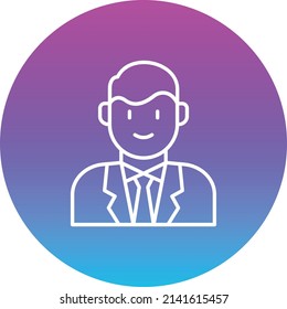 Groom vector icon. Can be used for printing, mobile and web applications.