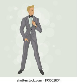 groom(blond)