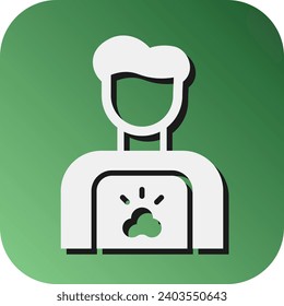 Groomer Vector Glyph Gradient Background Icon For Personal And Commercial Use.
