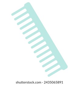 Grooming Brush Single 1 cute on a white background, vector illustration.
