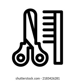 grooming icon or logo isolated sign symbol vector illustration - high quality black style vector icons
