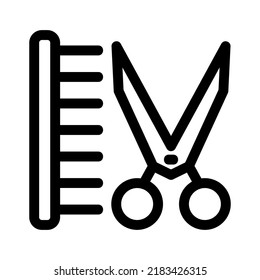 grooming icon or logo isolated sign symbol vector illustration - high quality black style vector icons
