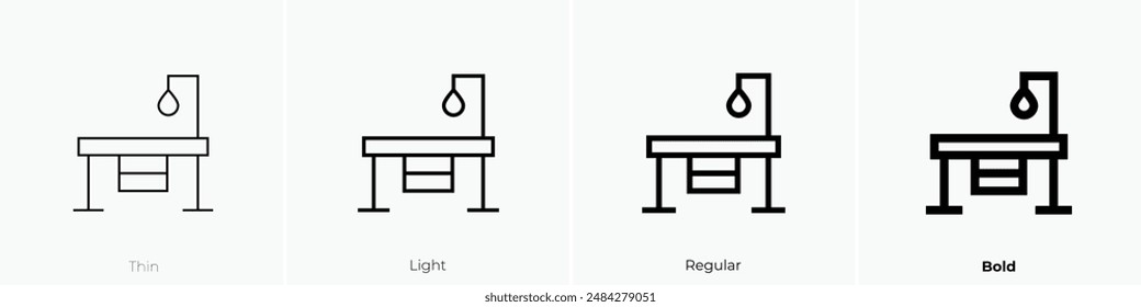 grooming icon. Thin, Light Regular And Bold style design isolated on white background