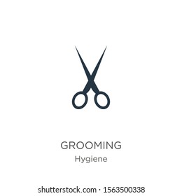 Grooming icon vector. Trendy flat grooming icon from hygiene collection isolated on white background. Vector illustration can be used for web and mobile graphic design, logo, eps10