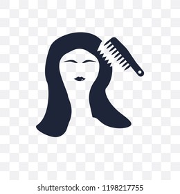 grooming transparent icon. grooming symbol design from Hygiene collection. Simple element vector illustration on transparent background.