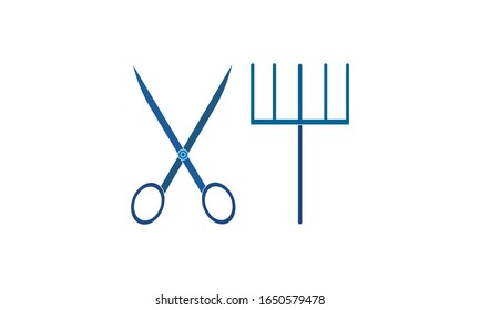 Grooming vector icon flat style graphical symbol.