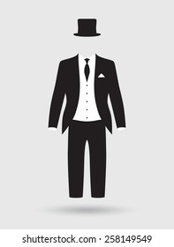 grooms suit and jacket outfit