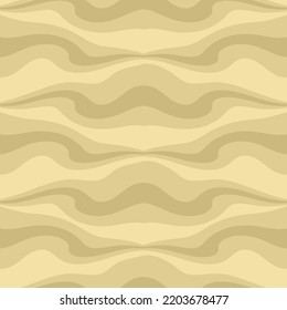 Groovy abstrakter, welliger, nahtloser Hintergrund. Psychedelischer abstrakter Druck für Tee, Textilien und Stoff. Retro Vektorgrafik für Dekoration und Design.


