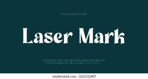 groovy alphabet letters Font. Minimal modern urban fonts for logo, brand etc. Typography vector illustration