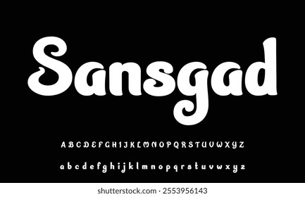 groovy alphabet letters font and number. 70s retro Typography decorative fonts vintage concept. Inspirational slogan print with hippie for graphic tee t shirt or logo. vector illustration