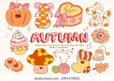 Groovy autumn clipart Retro fall, Thanksgiving, Groovy retro Fall, Groovy Autumn, coquette clipart, disco retro fall, fall sublimation.