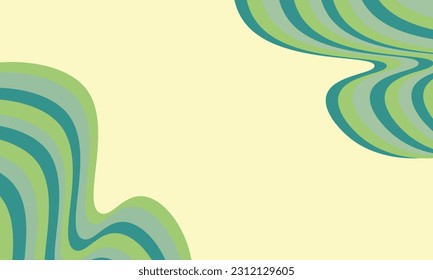 groovy background with copy space for text. Vector illustration
