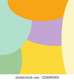 Groovy Background Retro 70s Style. Cute Abstract Vintage Texture Wallpaper. Hippie Wavy Vector Background. Colorful Fun Stripes in Retro 1970s Trendy Banner Design. Psychedelic Graphic Print 1960s.