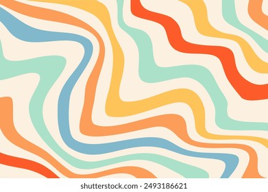 groovy background vintage retro aesthetic wave, swirl, twirl pattern
Set of backgrounds in trendy retro psychedelic style.Twisted and distorted
Vector illustration