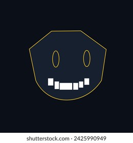 groovy cartoon sticker vector art emoji