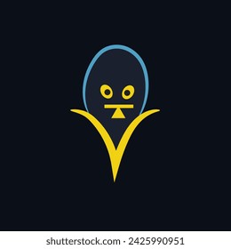 groovy cartoon sticker vector art emoji