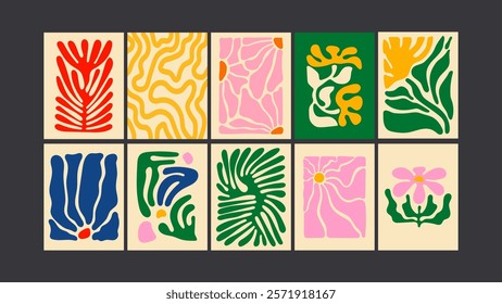 Groovy cartoon vibes- 90s retro posters. Psychedelic landscapes, trippy waves, abstract florals, bright doodles.