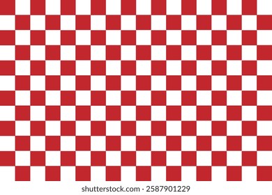 Groovy checkered seamless patterns, vintage aesthetic, Abstract illustration of with black and red square cells. Op art pattern checkered textures. Retro chest pattern 70s 90s background texture.eps10