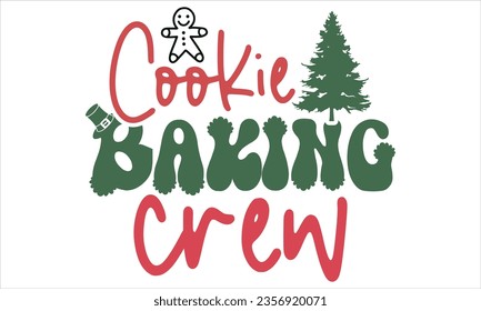 Groovy Christmas Design, Retro Christmas SVG Design Template, Groovy Christmas SVG Bundle.