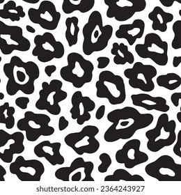 Groovy contemporary animal leopard pattern