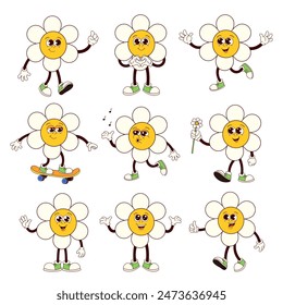 Groovy Daisy Friends: A Joyful Band of Flower Characters