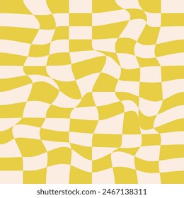 Groovy deformed background. Y2k aesthetic, 60s, 70s, trendy retro psychedelic style. Vector illustration.