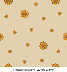 Groovy disco seamless pattern set. Music 70's - 90's. Retro wallpaper. 