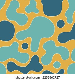 Groovy flame  Y2K  Psychedelic vector background. Seamless fire pattern in
70s Retro Disco Style. Funky summer abstract modern aesthetic  print.
Wall frame poster, banner or Social Media template.