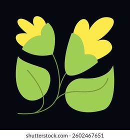Groovy funky flower Dynamic and Colorful Graphic Floral Pattern for a Vibrant and Timeless Aesthetic Appeal