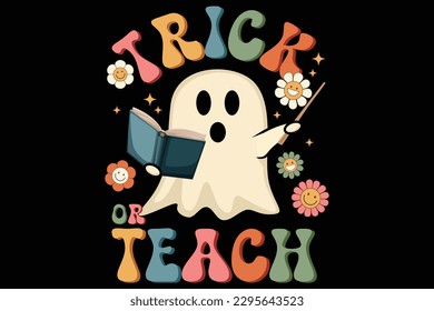 Groovy Halloween Trick o profesor de Boo de Enseñanza