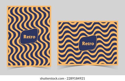 Groovy hippie 70s backgrounds. Retro 60s Checkered background with rainbow colors. Vintage style 80s wallpaper with stripes. vintage striped backgrounds, posters, and banner samples