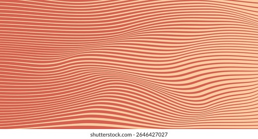 Groovy hippie 70s backgrounds. Twisted and distorted vector texture in trendy retro psychedelic style. Waves, swirl, swirl pattern.