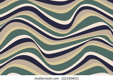 Groovy hippie 70s backgrounds with waves swirl twirl pattern