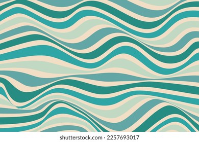 Groovy hippie 70s backgrounds with waves swirl twirl pattern